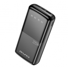 Portable charger / power bank Power Bank Awei P13K PD20W/QC22.5W 20000mAh black
