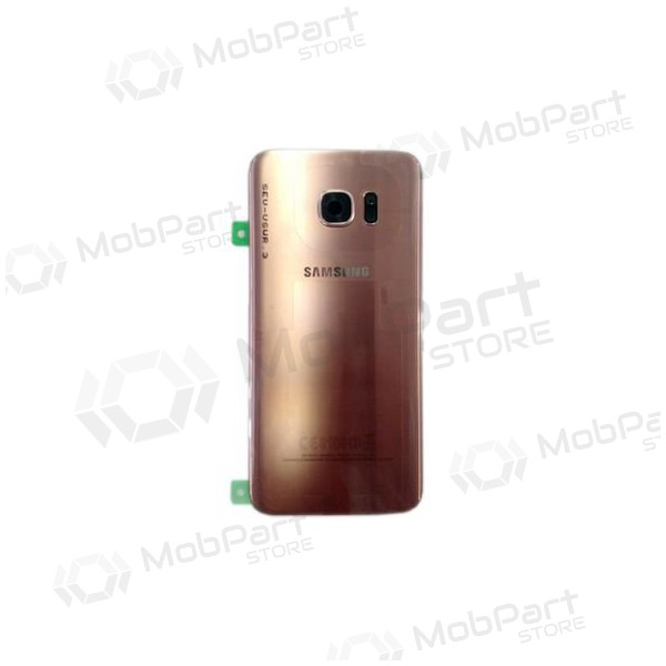 Samsung G935F Galaxy S7 Edge back / rear cover pink (rose pink) (used grade C, original) Samsung G935F Galaxy S7 Edge back / rear cover pink (rose pink) (used grade C, original)