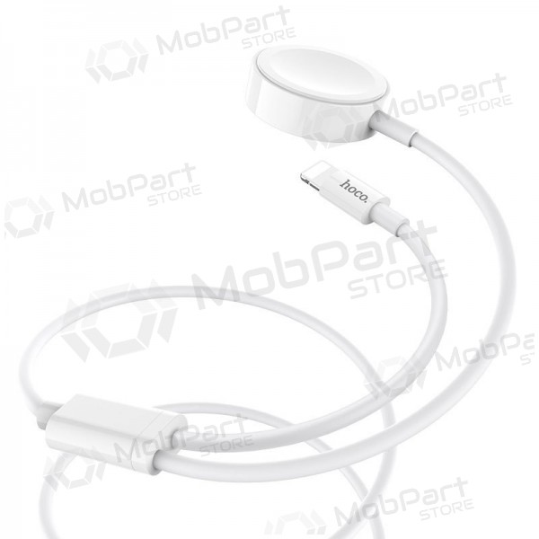 USB cable HOCO U69 lightning 1.0m (with iWatch wireless charger) (white)