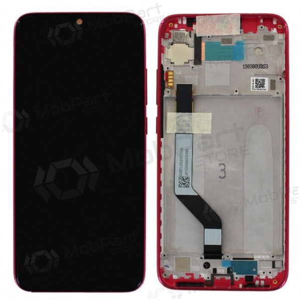 Xiaomi Redmi Note 7 screen (red) (with frame) (service pack) (original)