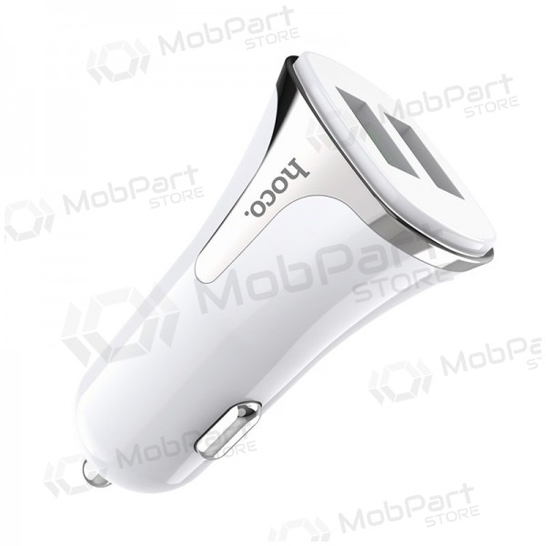 Charger automobilinis Hoco Z31 Quick Charge 3.0 (3.4A) x 2 USB (white)