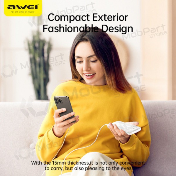 Portable charger / power bank Power Bank Awei P20K 5V/2.4A 10000mAh black