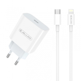 Charger Jellico AK180 20W USB-C + USB-C to Lightning cable 1.0m white