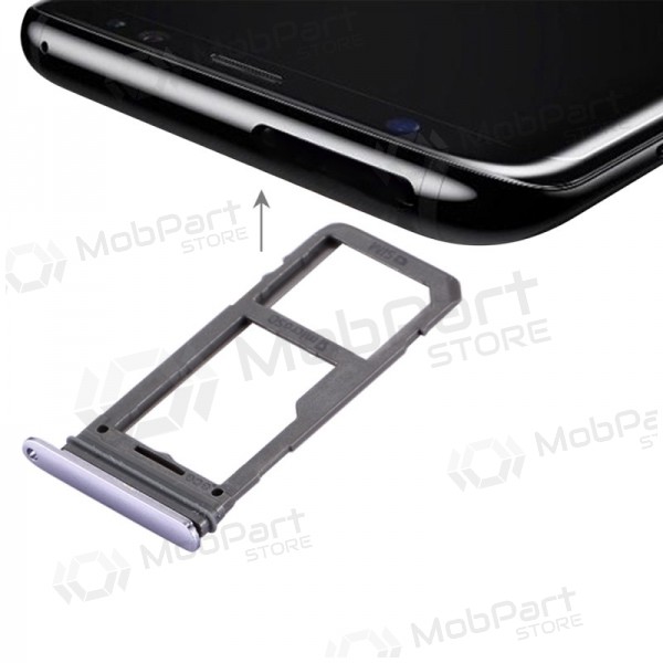 Samsung G950F Galaxy S8 / G955F Galaxy S8+ SIM card holder violet (orchid gray)