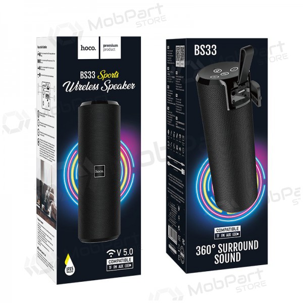 Bluetooth portable speaker Hoco BS33 (black) Bluetooth portable speaker Hoco BS33 (black)