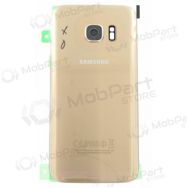 Samsung G930F Galaxy S7 back / rear cover gold (used grade A, original)