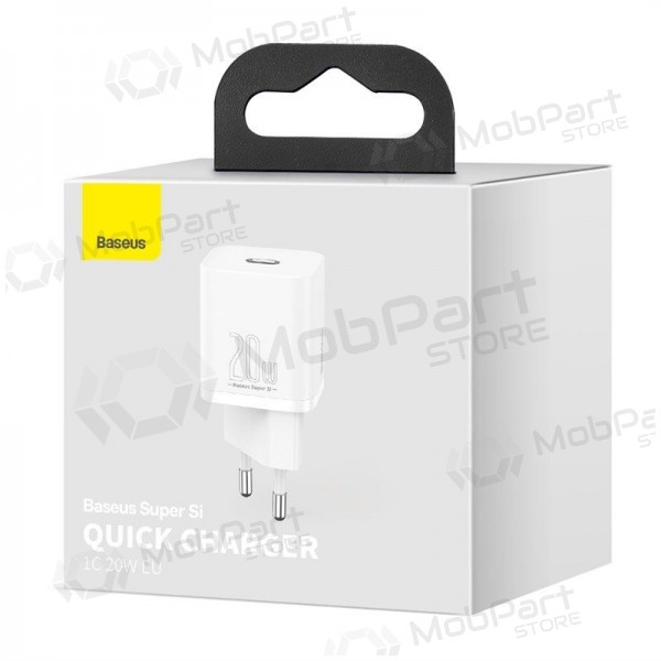 Charger buitinis Baseus Super Si 20W white CCSUP-B02