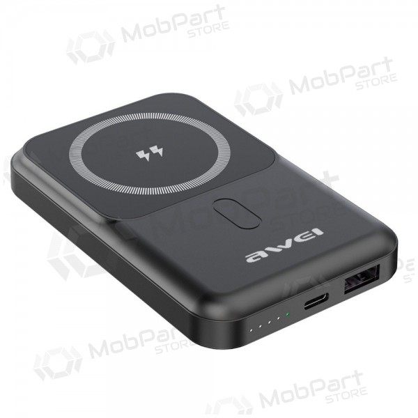 Portable charger / power bank Power Bank Awei P139K 22.5W Magnetic Wireless 10000mAh black