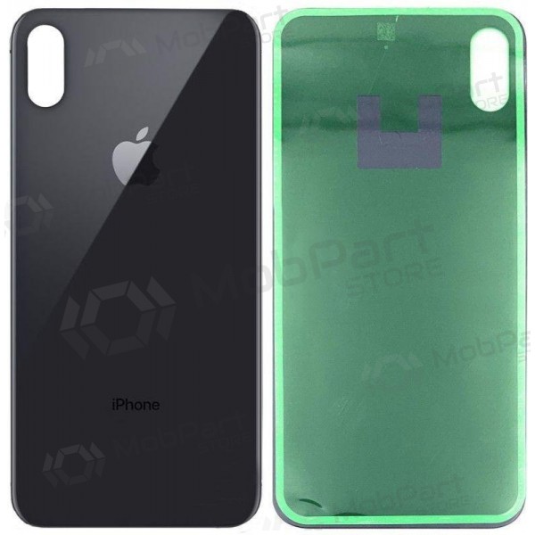 Apple iPhone XS Max back / rear cover grey (space grey) (bigger hole for camera)