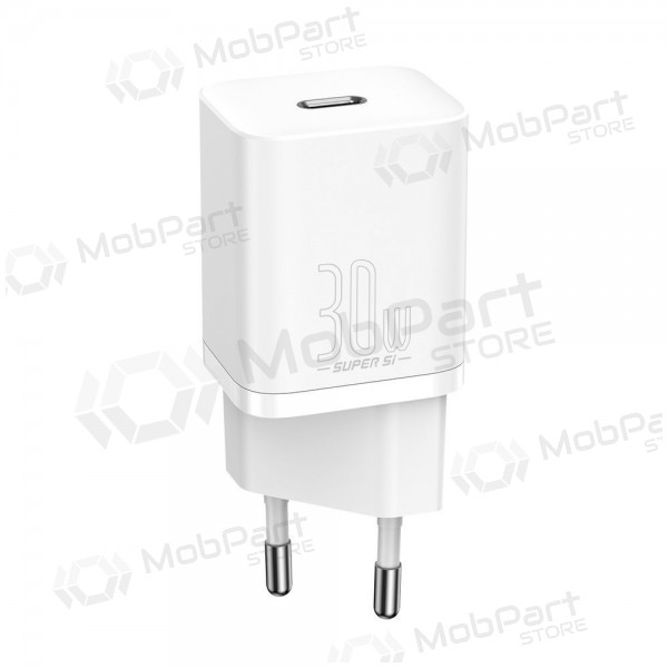 Charger buitinis Baseus Super Si 30W white CCSUP-J02