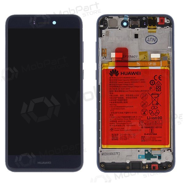 Huawei P8 Lite 2017 / P9 Lite 2017 / Honor 8 Lite screen (blue) (with frame and battery) (service pack) (original) Huawei P8 Lite 2017 / P9 Lite 2017 / Honor 8 Lite screen (blue) (with frame and battery) (service pack) (original)