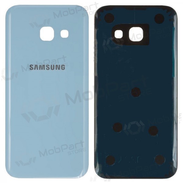 Samsung A320 Galaxy A3 2017 back / rear cover light blue (blue mist) (used grade A, original)