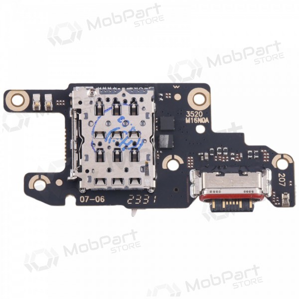 Xiaomi Redmi Note 13 Pro 5G, Poco X6 5G charging dock port and microphone flex (service pack) (original)