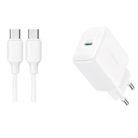 Charger Joyroom JR-TCF20 USB-C PD20W + USB-C to USB-C cable 1.0m white