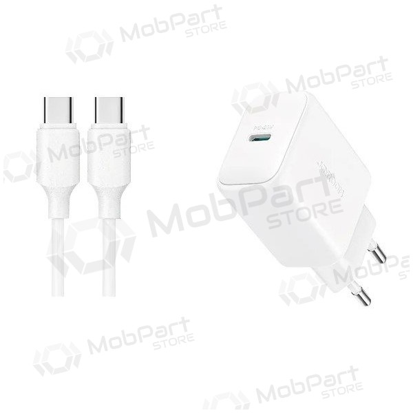 Charger Joyroom JR-TCF20 USB-C PD20W + USB-C to USB-C cable 1.0m white