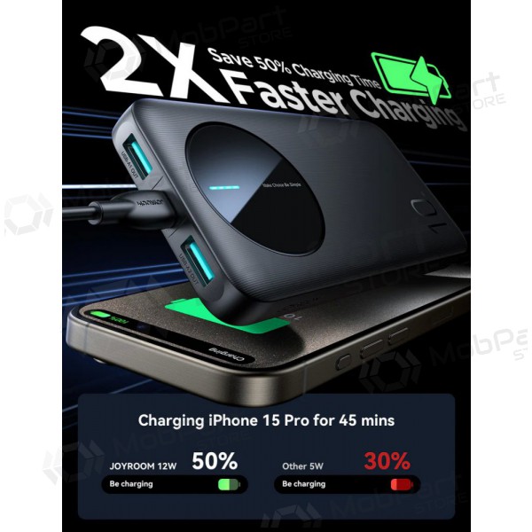 Portable charger / power bank Power Bank Joyroom JR-PBF12 10000mAh black