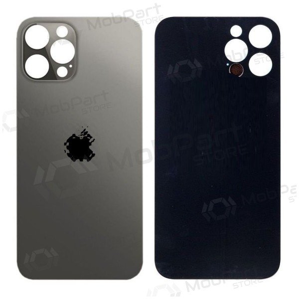Apple iPhone 12 Pro Max back / rear cover (black) (bigger hole for camera)