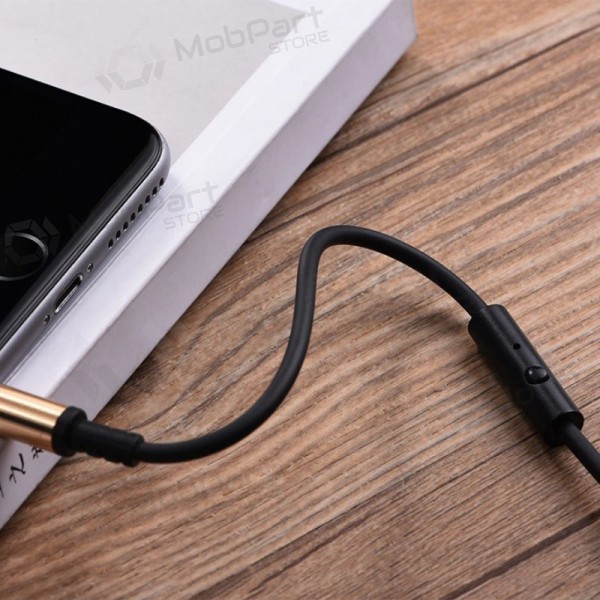 Audio adapter Hoco UPA02 AUX 3,5mm į 3,5mm (black) Audio adapter Hoco UPA02 AUX 3,5mm į 3,5mm (black)