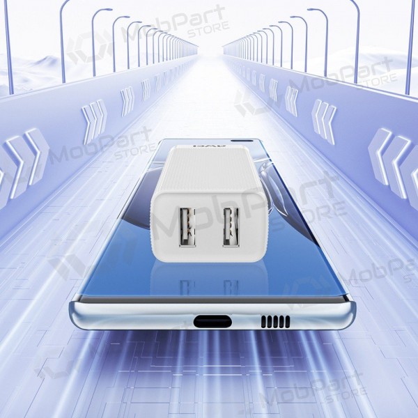 Charger Awei C15-EU 2xUSB-A 10W white