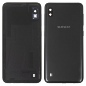 Samsung A105 Galaxy A10 2019 back / rear cover (black) (used grade C, original)
