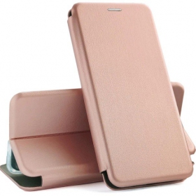 Samsung A750 Galaxy A7 2018 case "Book Elegance" (pink / gold)