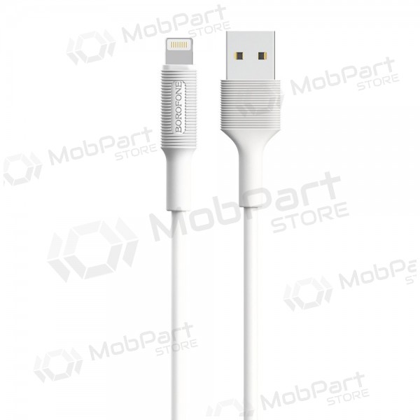 USB cable Borofone BX1 Lightning 1.0m (white)
