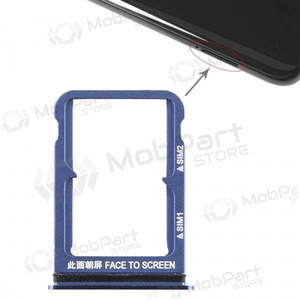 Xiaomi Mi 8 SIM card holder (blue)