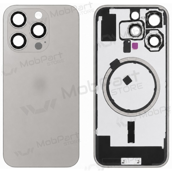 Apple iPhone 16 Pro back cover (grey) - Premium