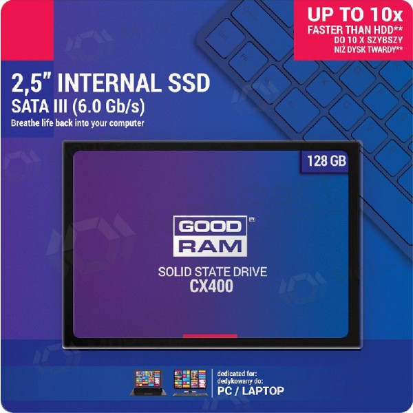 Hard disk SSD GOODRAM CX400 128GB (6.0Gb / s) SATAlll 2,5