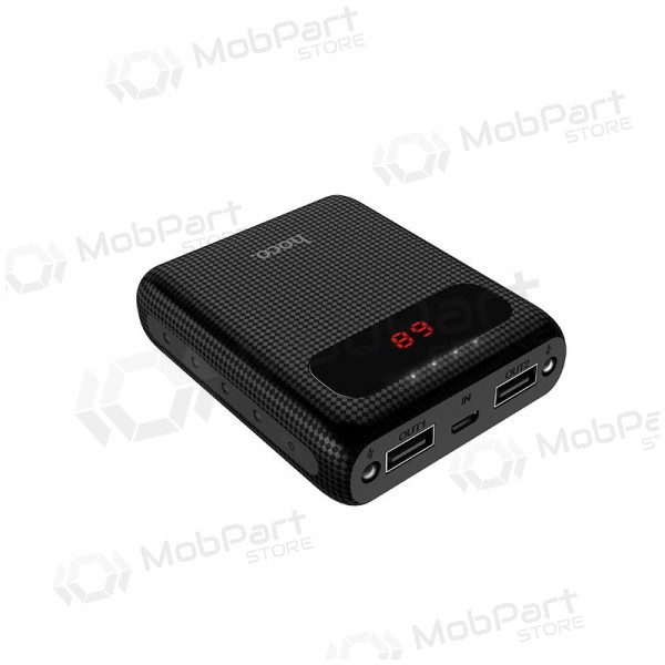 Portable charger / power bank Power Bank Hoco B20 su LCD ekranu 10000mAh (black)
