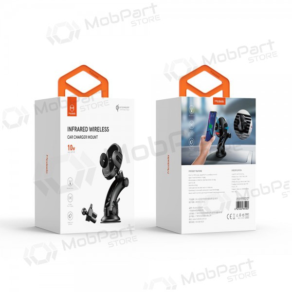 Car phone holder, Wireless charger Mcdodo CH-6100 (7,5/W10W) black