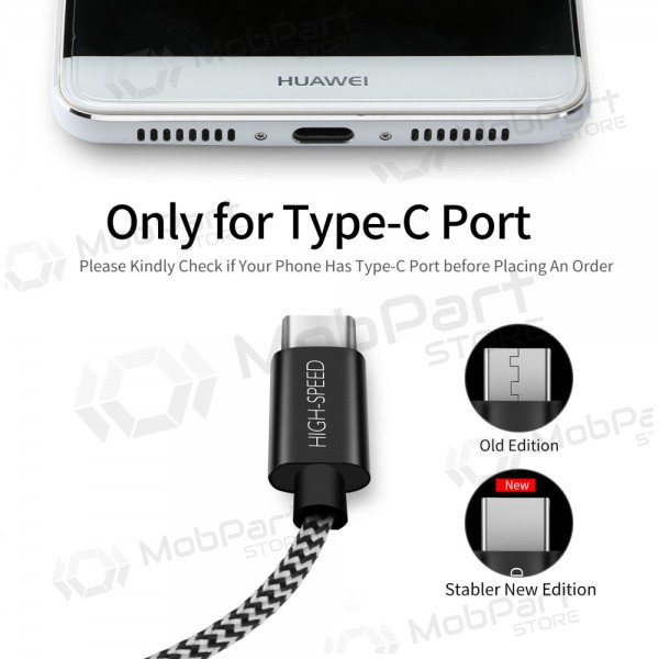 USB cable Dux Ducis K-ONE Type-C FastCharging 1.0m