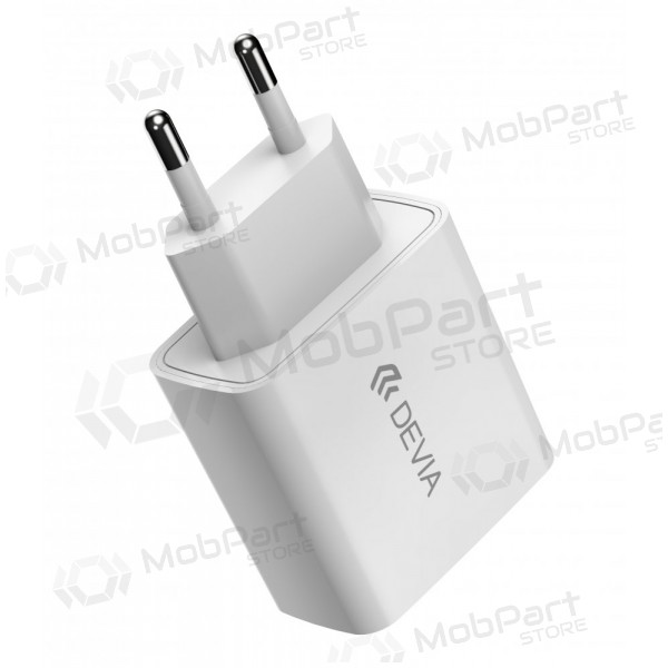 Charger Devia Smart PD Quick Charge + MFI Type-C-Lightning (white)