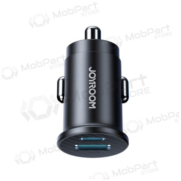 Car charger Joyroom JR-CCN16 USB-A/USB-C 15W black