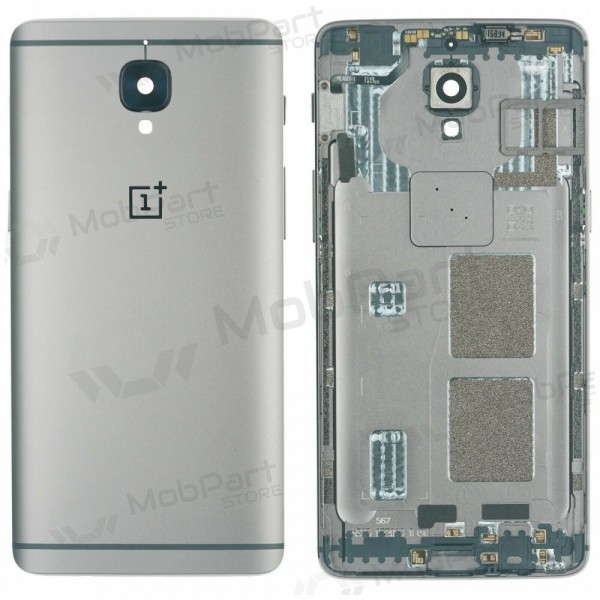 OnePlus 3 / 3T back / rear cover (silver) (used grade B, original)