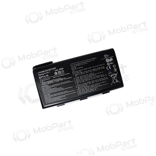 MSI BTY-L75, 5200mAh laptop battery