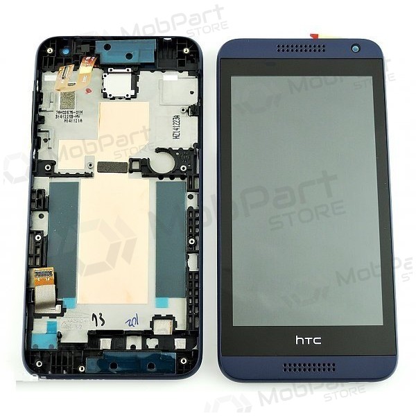 HTC Desire 610 screen (blue) (with frame) (service pack) (original)