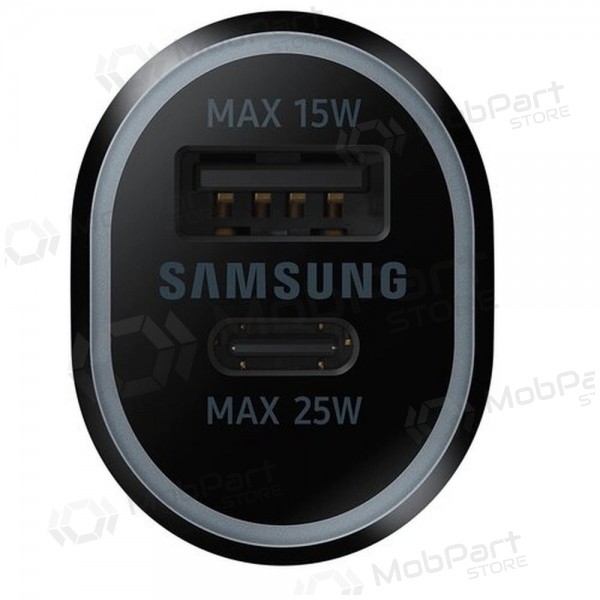 Charger automobilinis original Samsung EP-L4020NBEGEU 1xType-C 1xUSB-A black in the package 40W