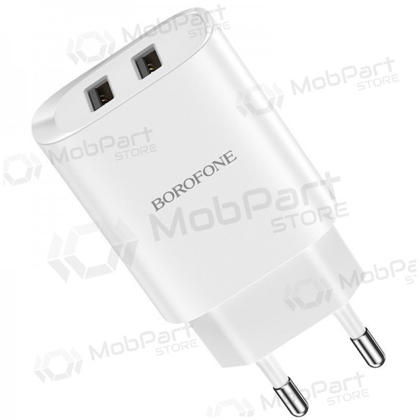 Charger Borofone BN2 2xUSB 2.1A (white)