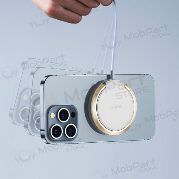 Charger wireless DUZZONA W1 MagSafe 15W (white)