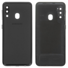 Samsung A202 Galaxy A20e 2019 back / rear cover (black) (service pack) (original)