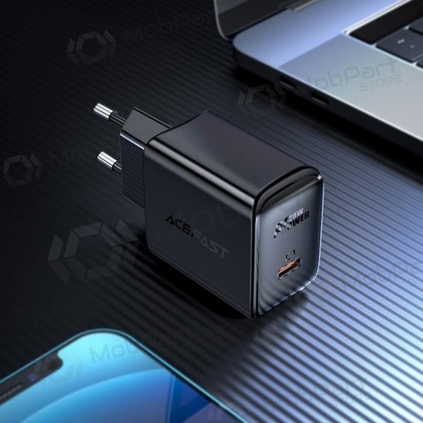 Charger buitinis Acefast A1 PD20W USB-C black