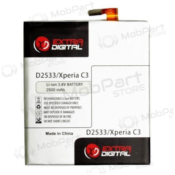 Sony Xperia C3 (D2533) battery / accumulator (2500mAh)