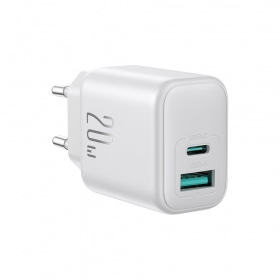 Charger Joyroom JR-TCF21 USB-C/USB-A PD20W white