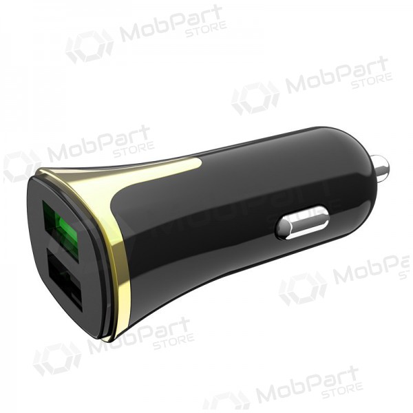 Charger automobilinis Hoco Z31 Quick Charge 3.0 (3.4A) x 2 USB (black)