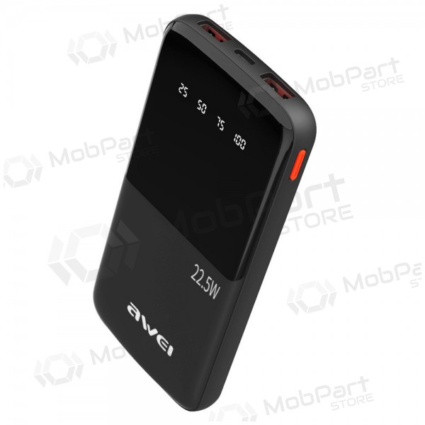 Portable charger / power bank Power Bank Awei P10K 22.5W 10000mAh black