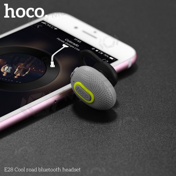 Wireless headset / handsfree HOCO E28 (grey)