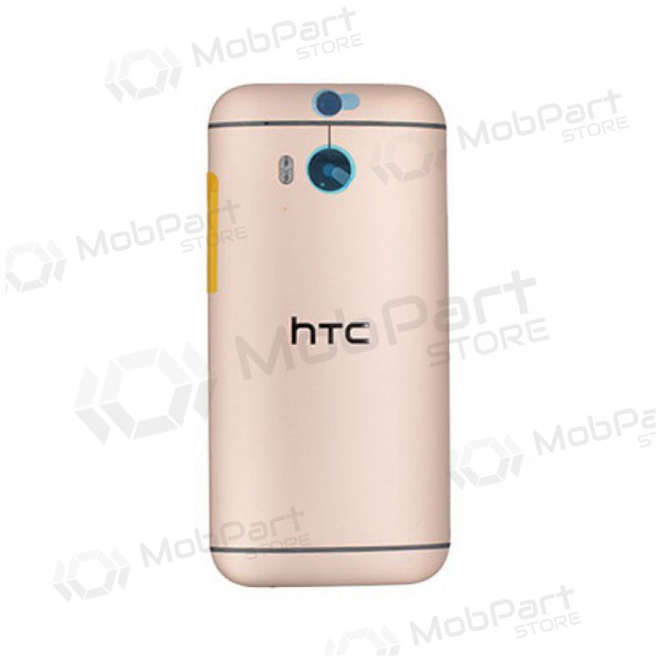 HTC One M8 back / rear cover (gold) (used grade A, original)