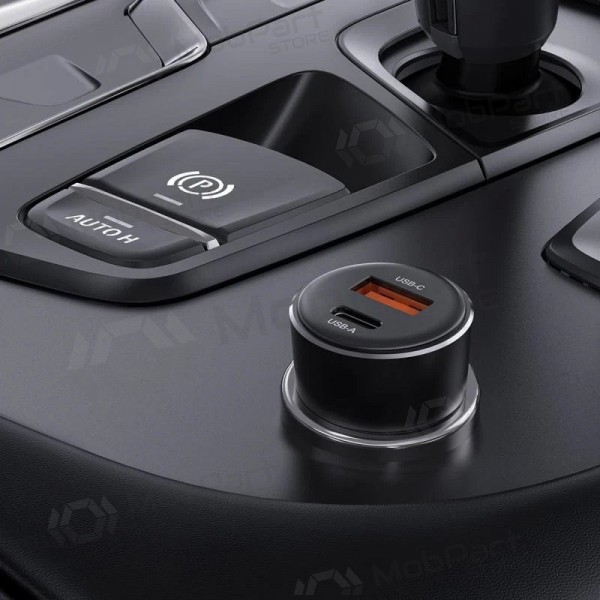 Car charger Acefast B12 60W USB-C/USB-A black