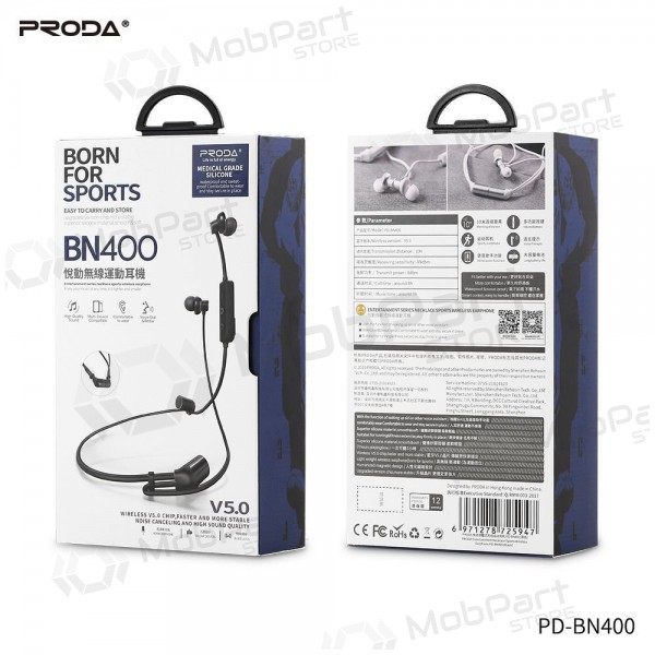 Wireless headset / handsfree Proda PD-BN400 Bluetooth (white)